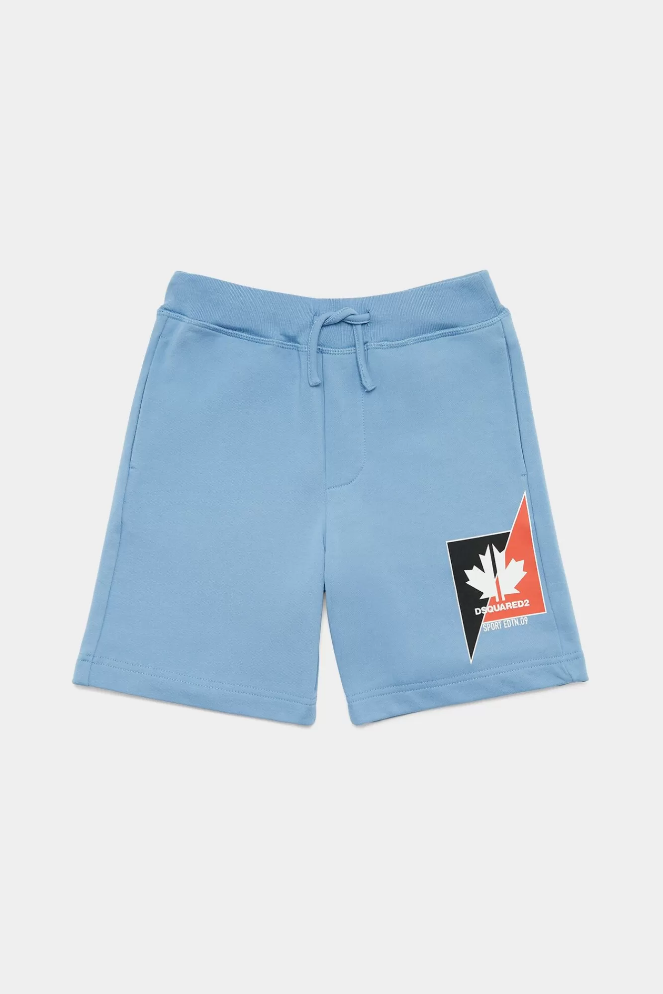 Sport Edtn.09^Dsquared2 D2Kids Junior Korte Joggingbroek Sport Edtn. 09 Blauw