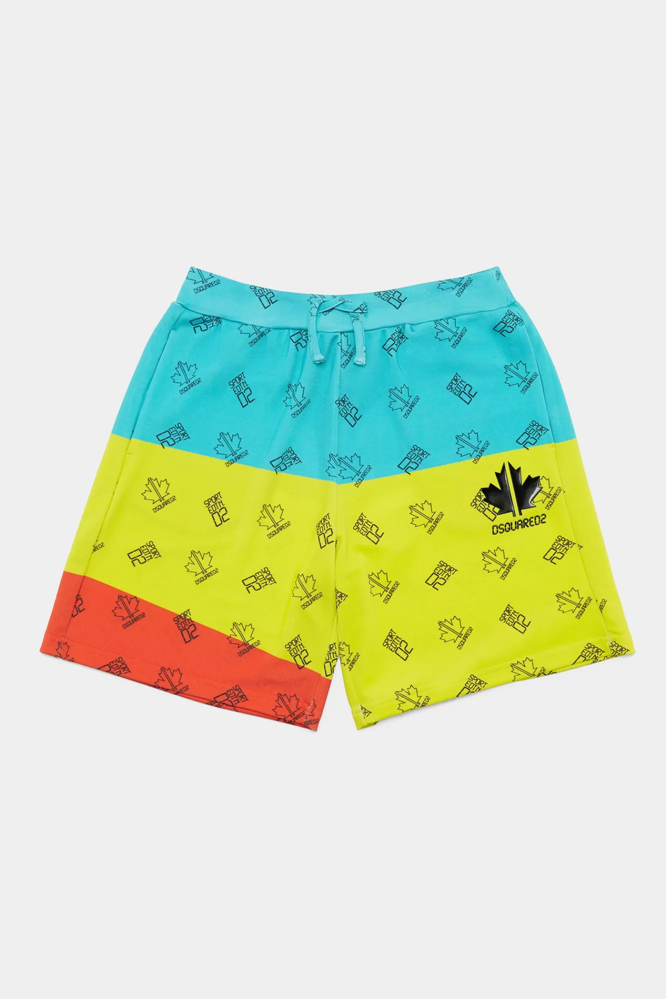 Junior^Dsquared2 D2Kids Junior Korte Joggingbroek Sport Edtn. 09 Veelkleurig
