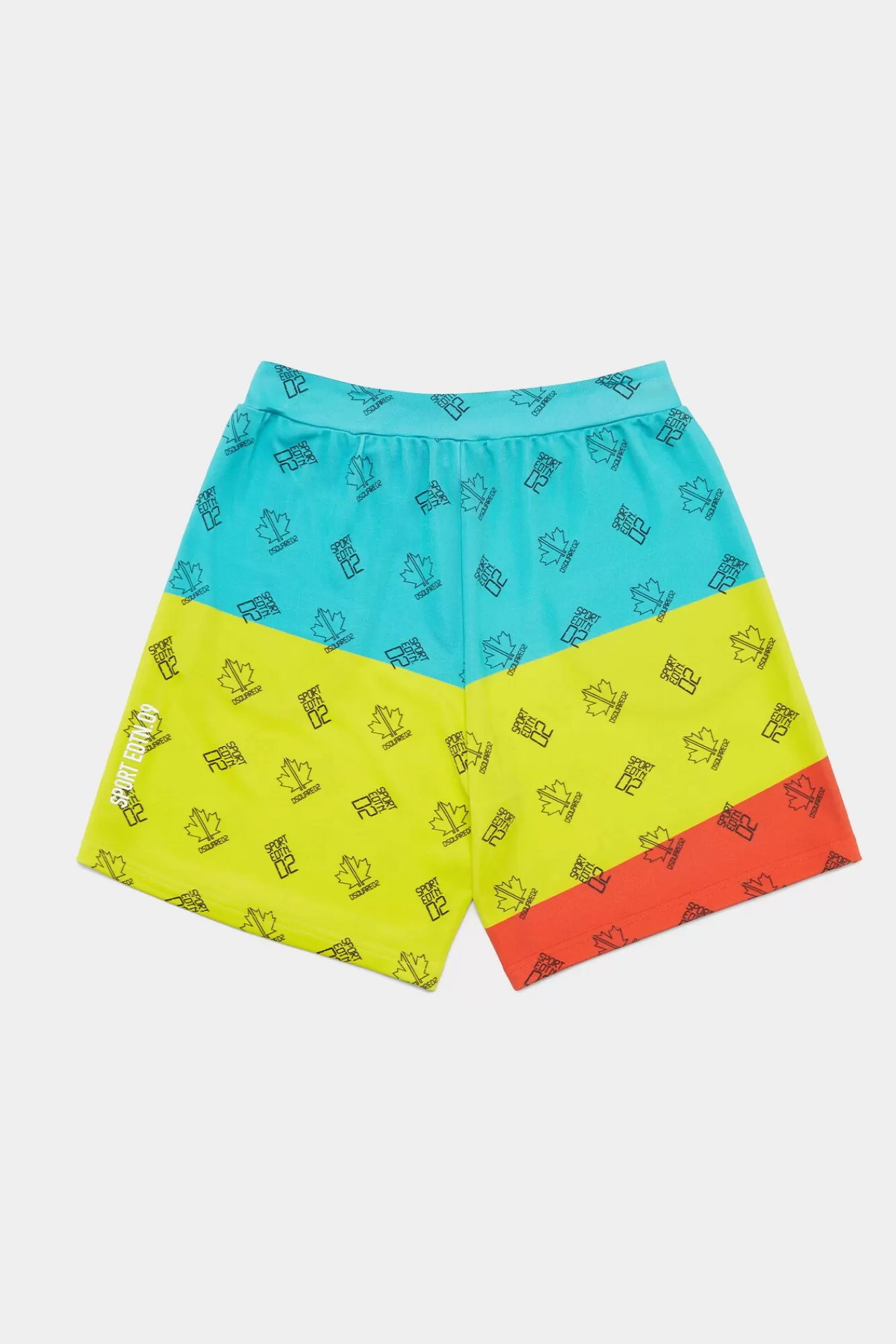 Junior^Dsquared2 D2Kids Junior Korte Joggingbroek Sport Edtn. 09 Veelkleurig