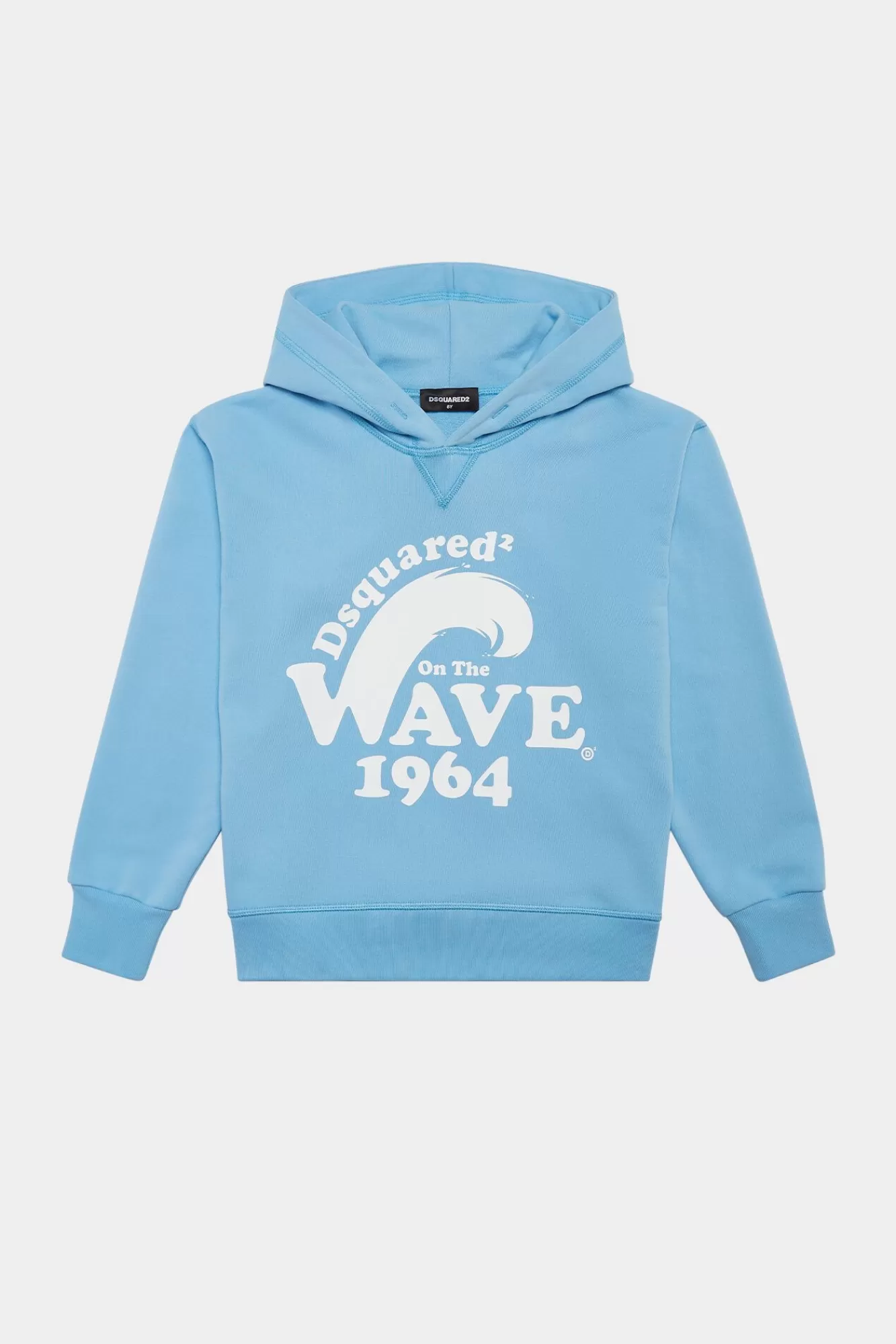 Junior^Dsquared2 D2Kids Junior Sweatshirt Met Capuchon Blauw