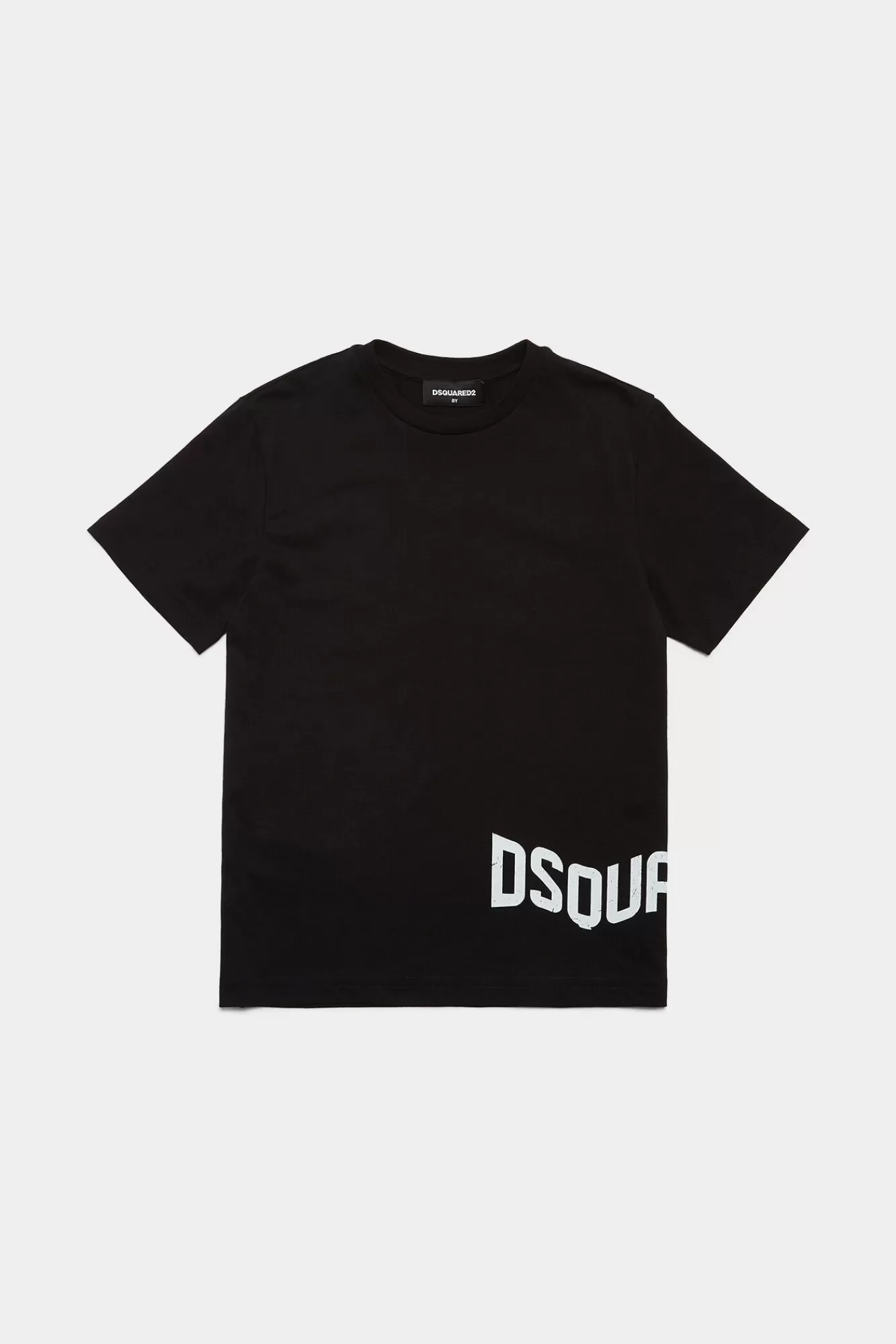 Junior^Dsquared2 D2Kids Junior T-Shirt Zwart