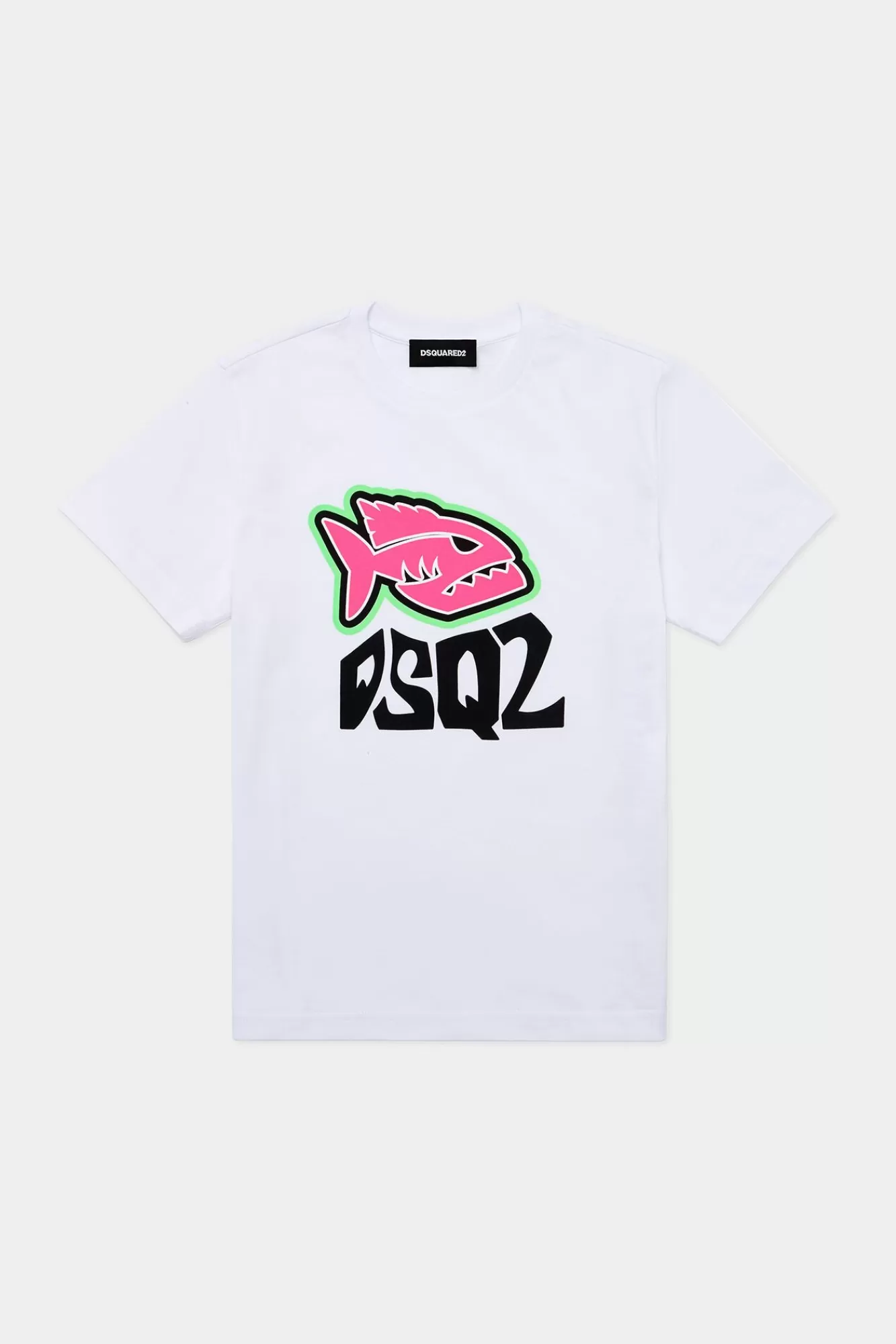 Junior^Dsquared2 D2Kids Junior T-Shirt Wit