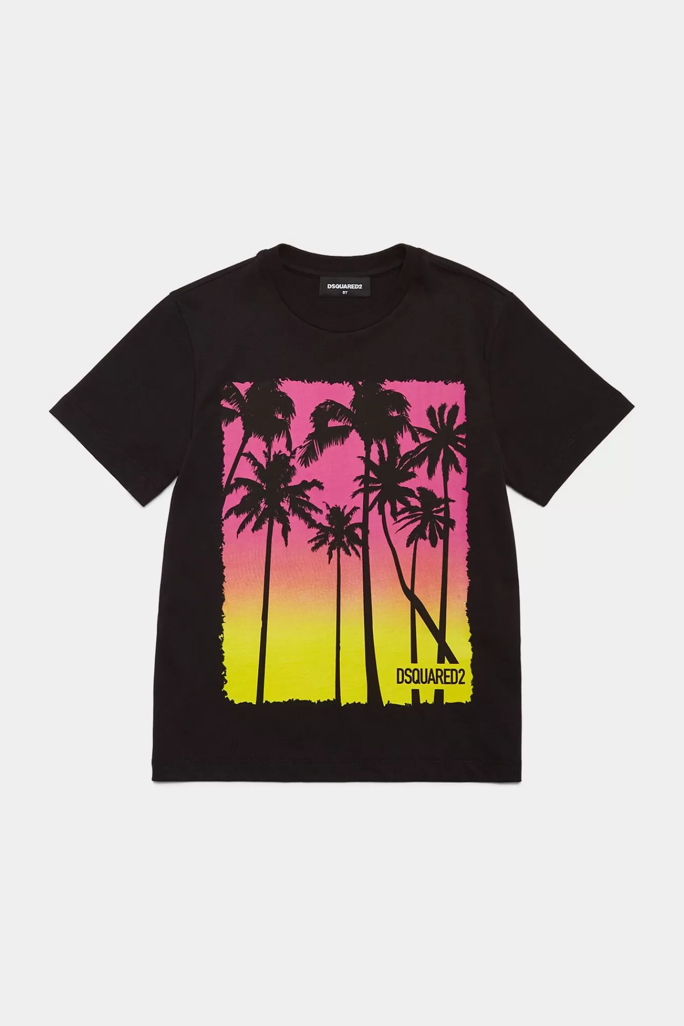 Junior^Dsquared2 D2Kids Junior T-Shirt Zwart
