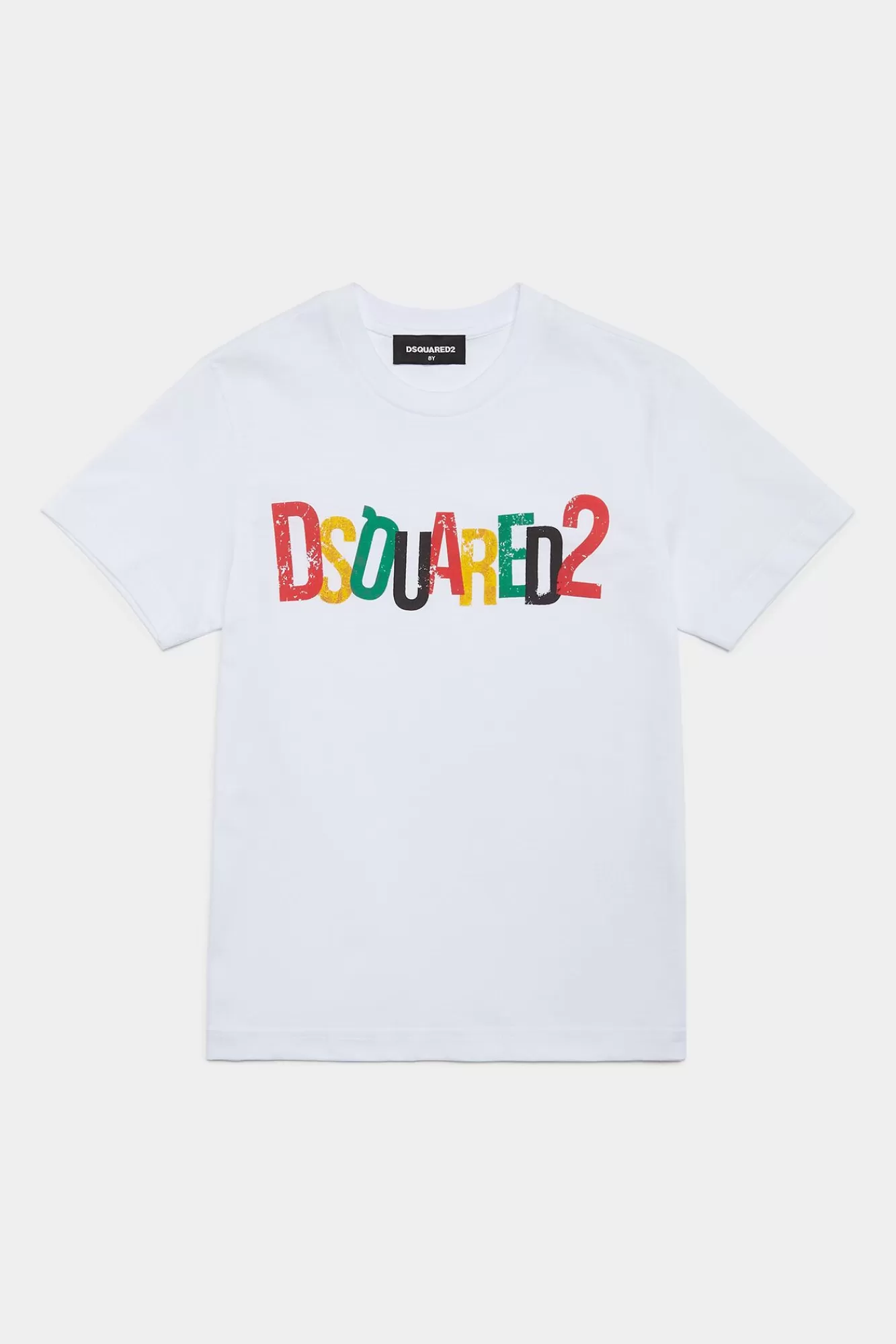 Junior^Dsquared2 D2Kids Junior T-Shirt Wit