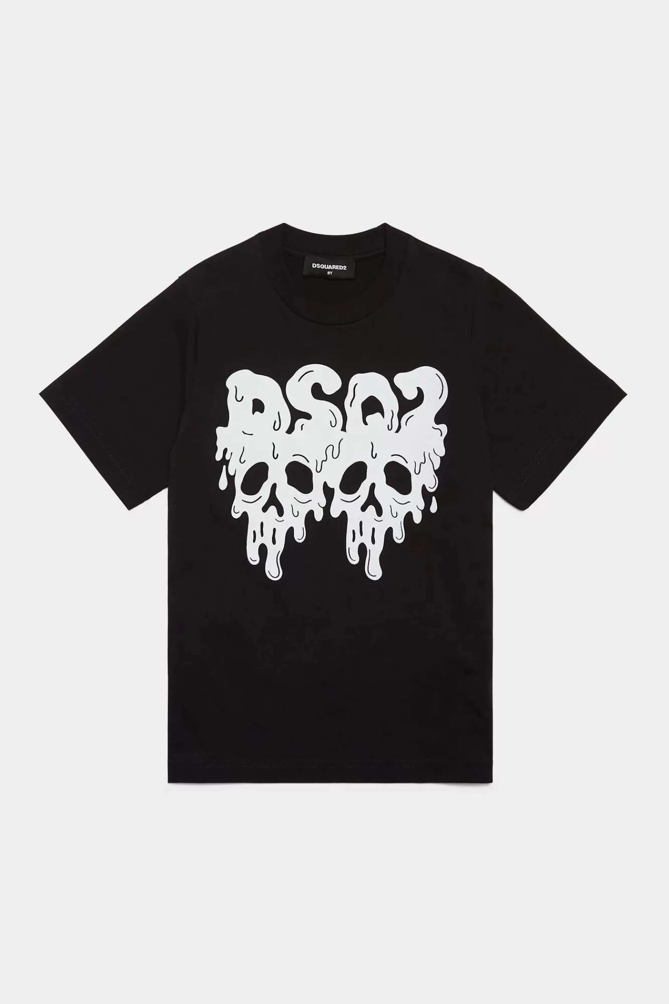 Junior^Dsquared2 D2Kids Junior T-Shirt Zwart
