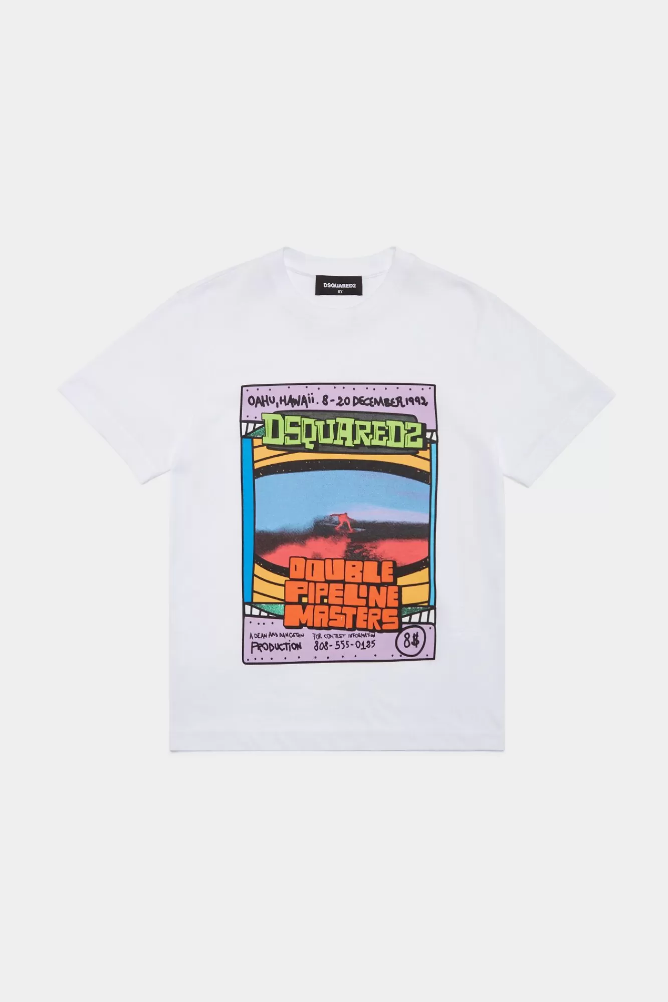 Junior^Dsquared2 D2Kids Junior T-Shirt Wit