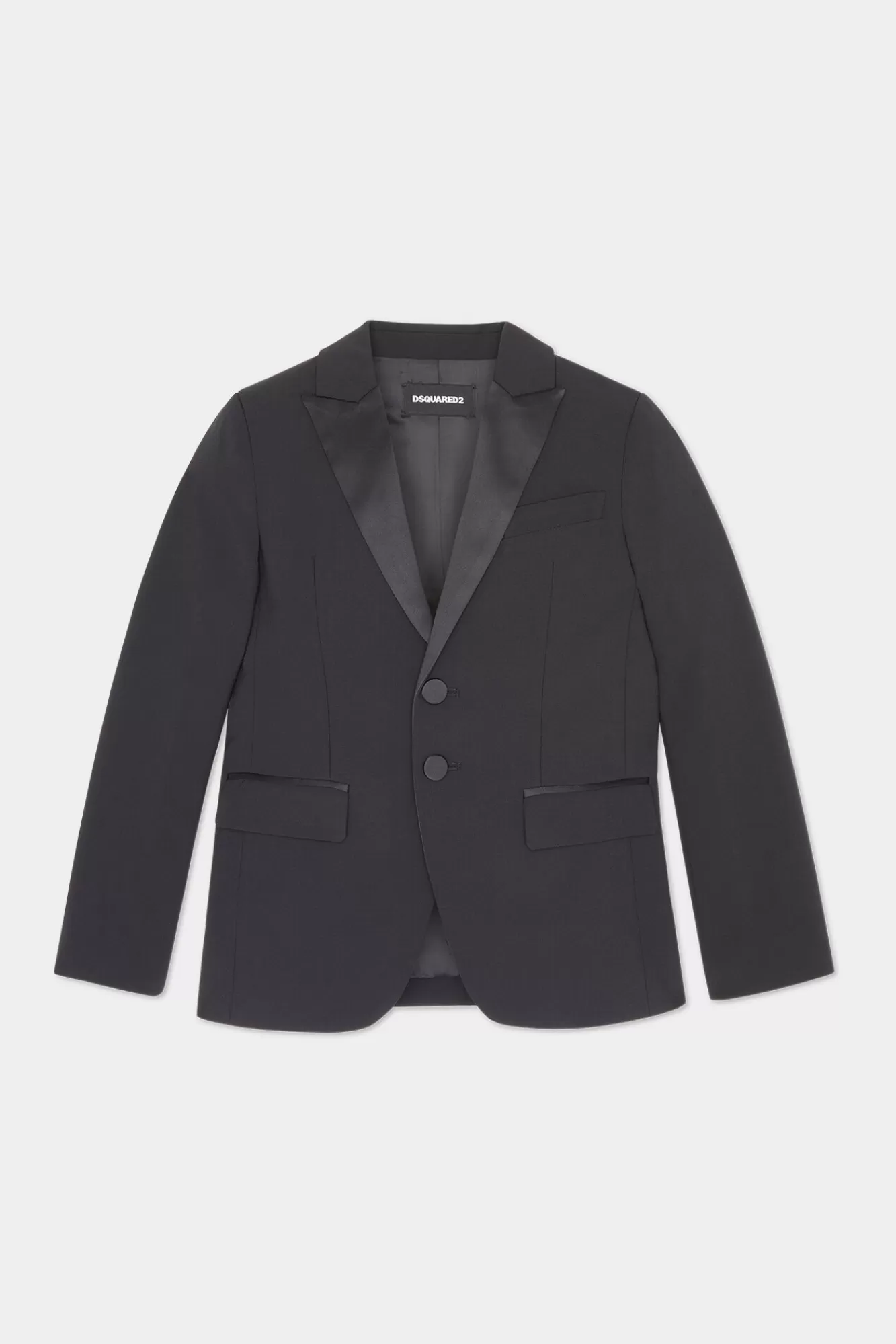 Junior^Dsquared2 D2Kids Junior-Jas Zwart