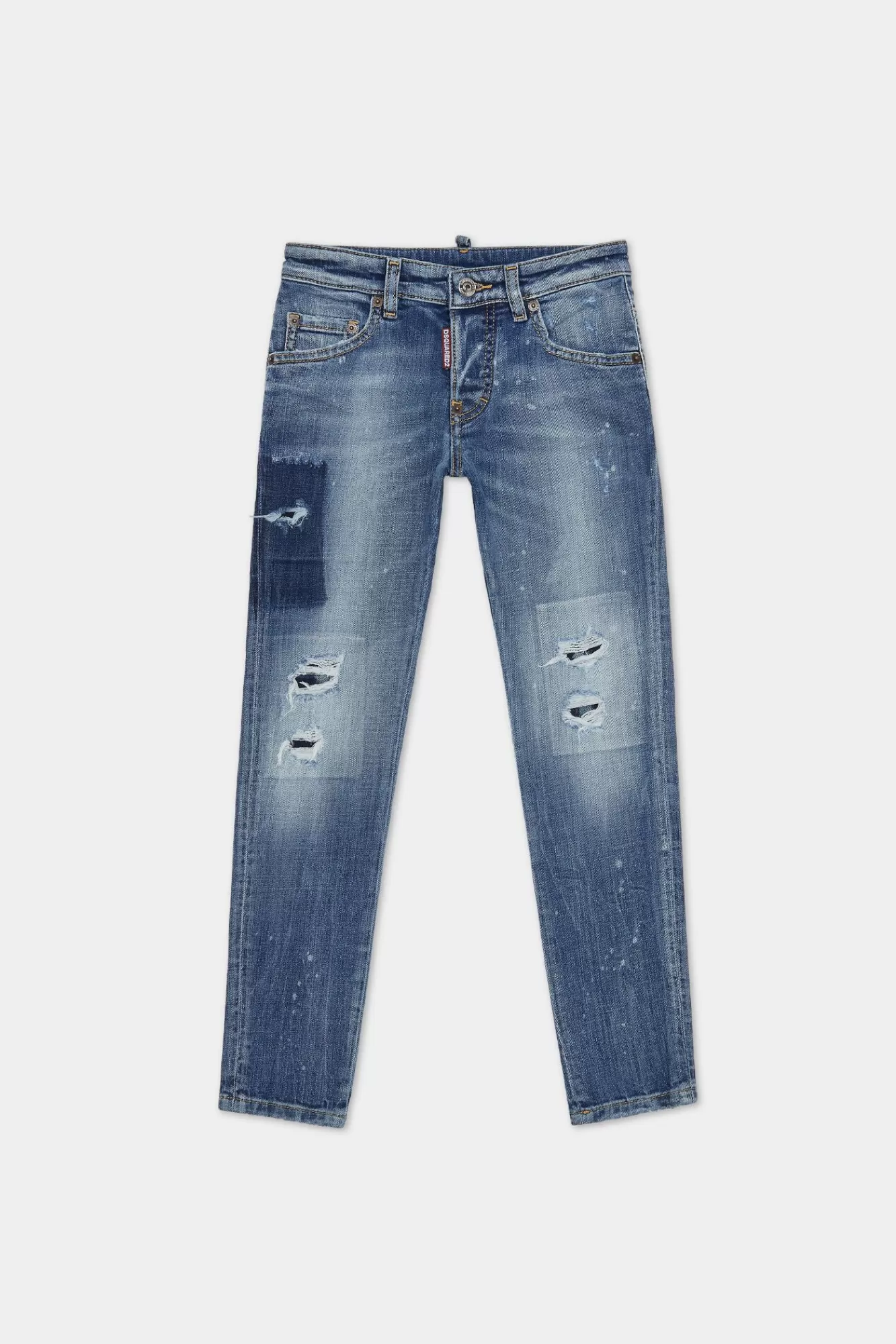 Junior^Dsquared2 D2Kids Juniorjeans Blauw