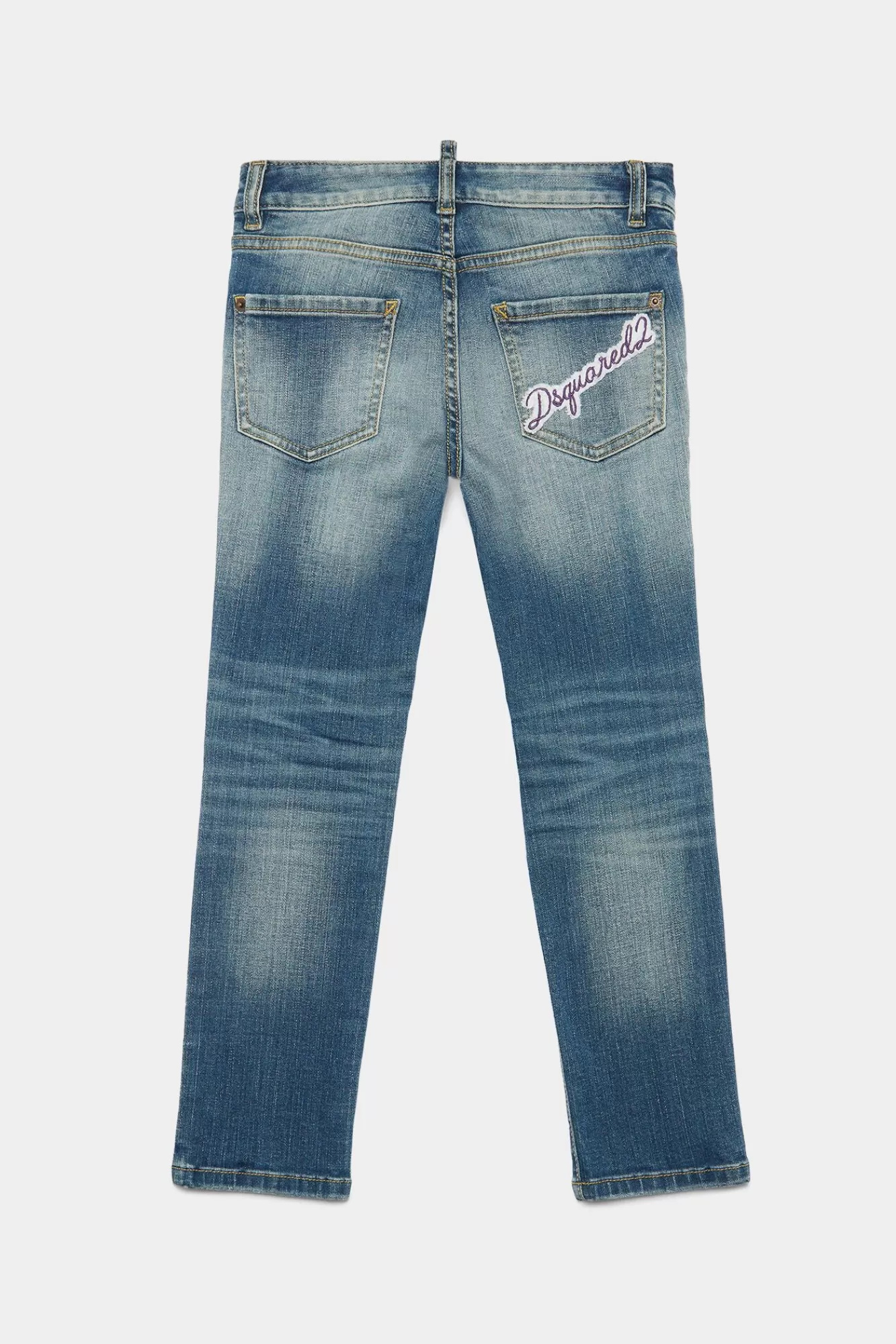 Junior^Dsquared2 D2Kids Juniorjeans Blauw