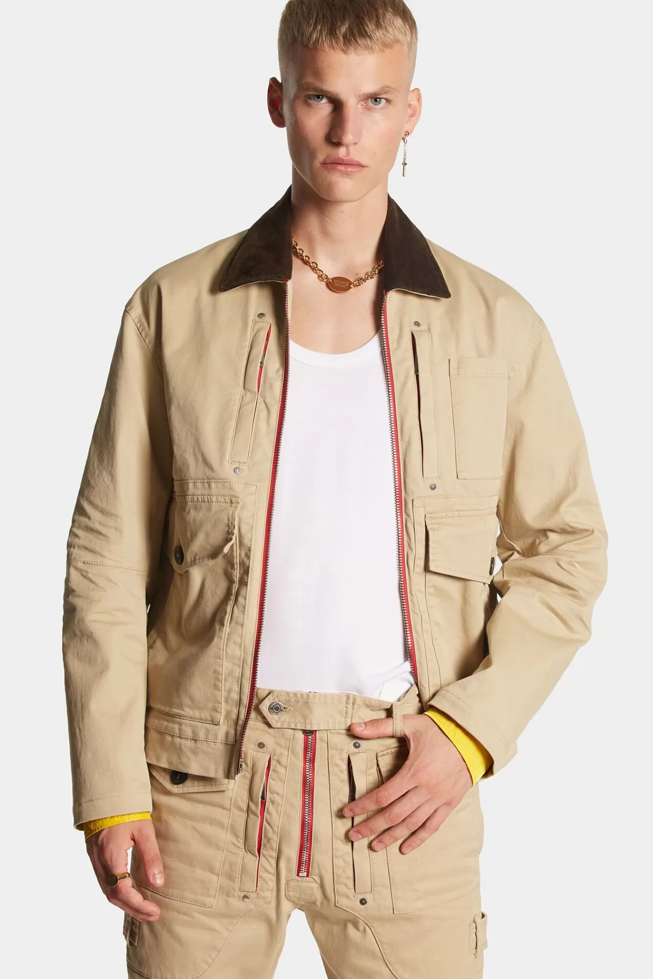 Co-Orden^Dsquared2 Heritage Jack Met Meerdere Zakken Steen