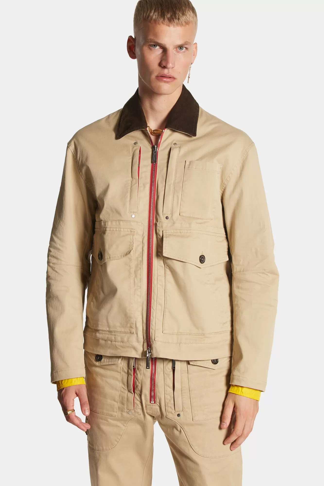 Co-Orden^Dsquared2 Heritage Jack Met Meerdere Zakken Steen