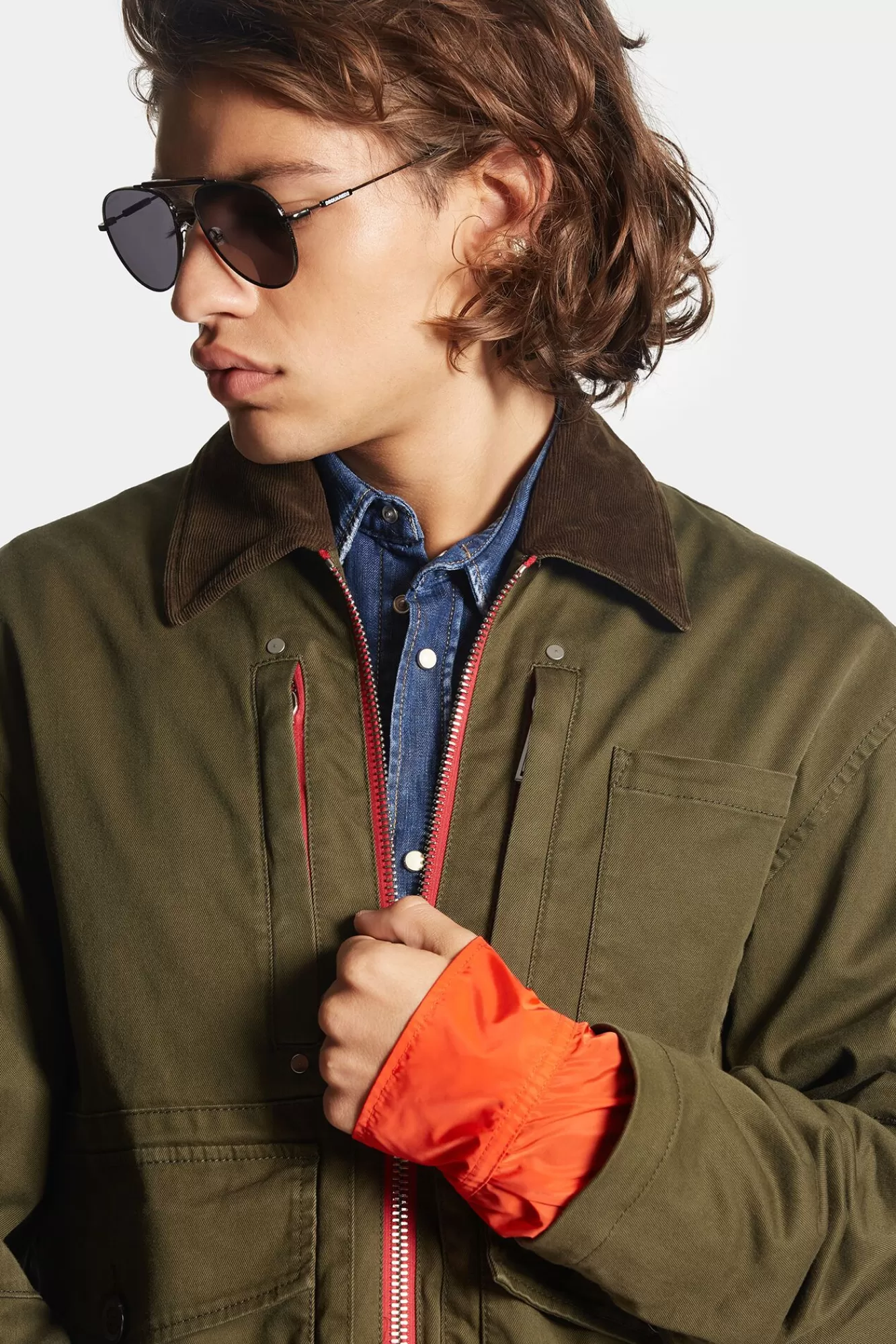 Co-Orden^Dsquared2 Heritage Jack Met Meerdere Zakken Militaire Groen