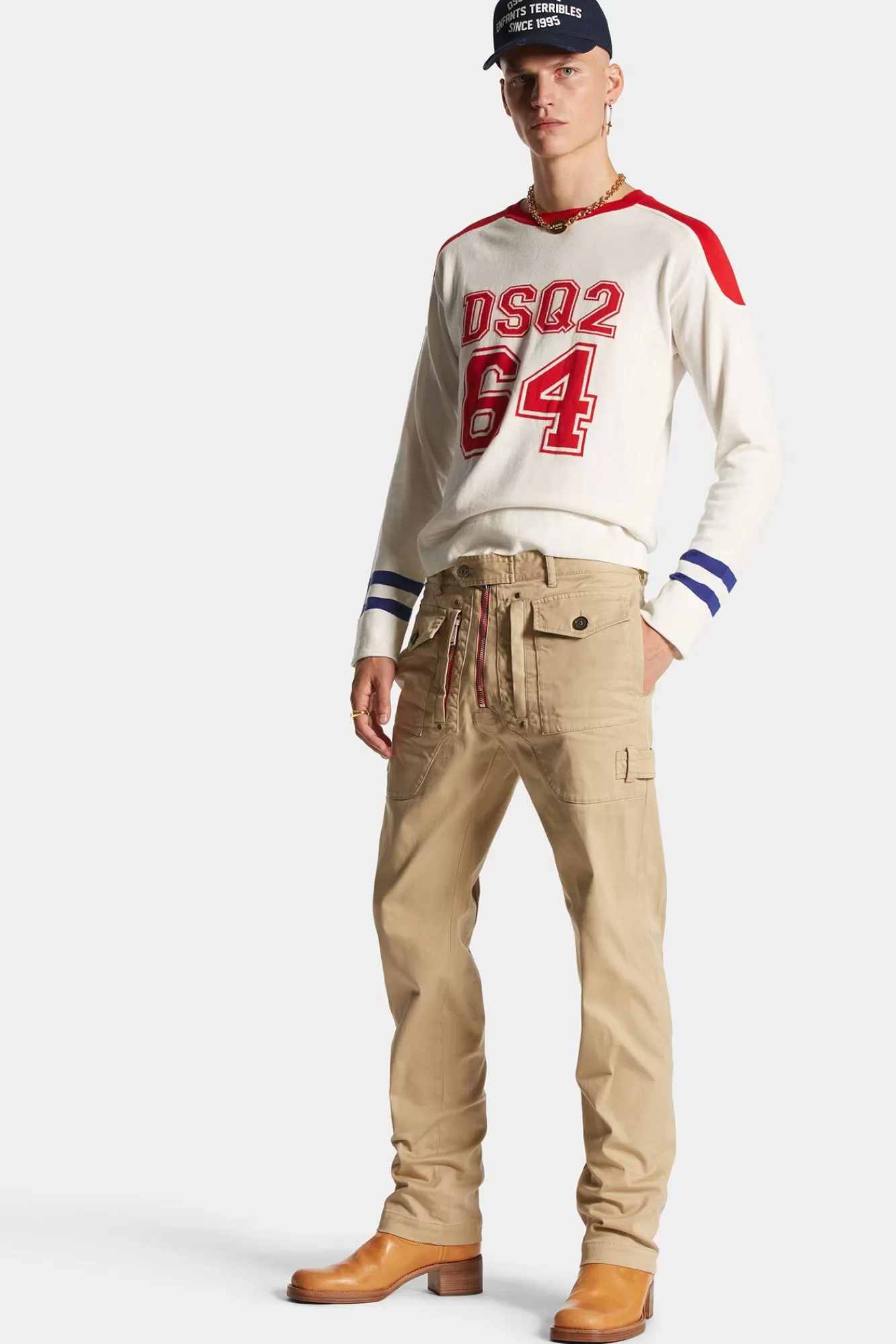 Co-Orden^Dsquared2 Heritage Multipocket 642-Broek Steen