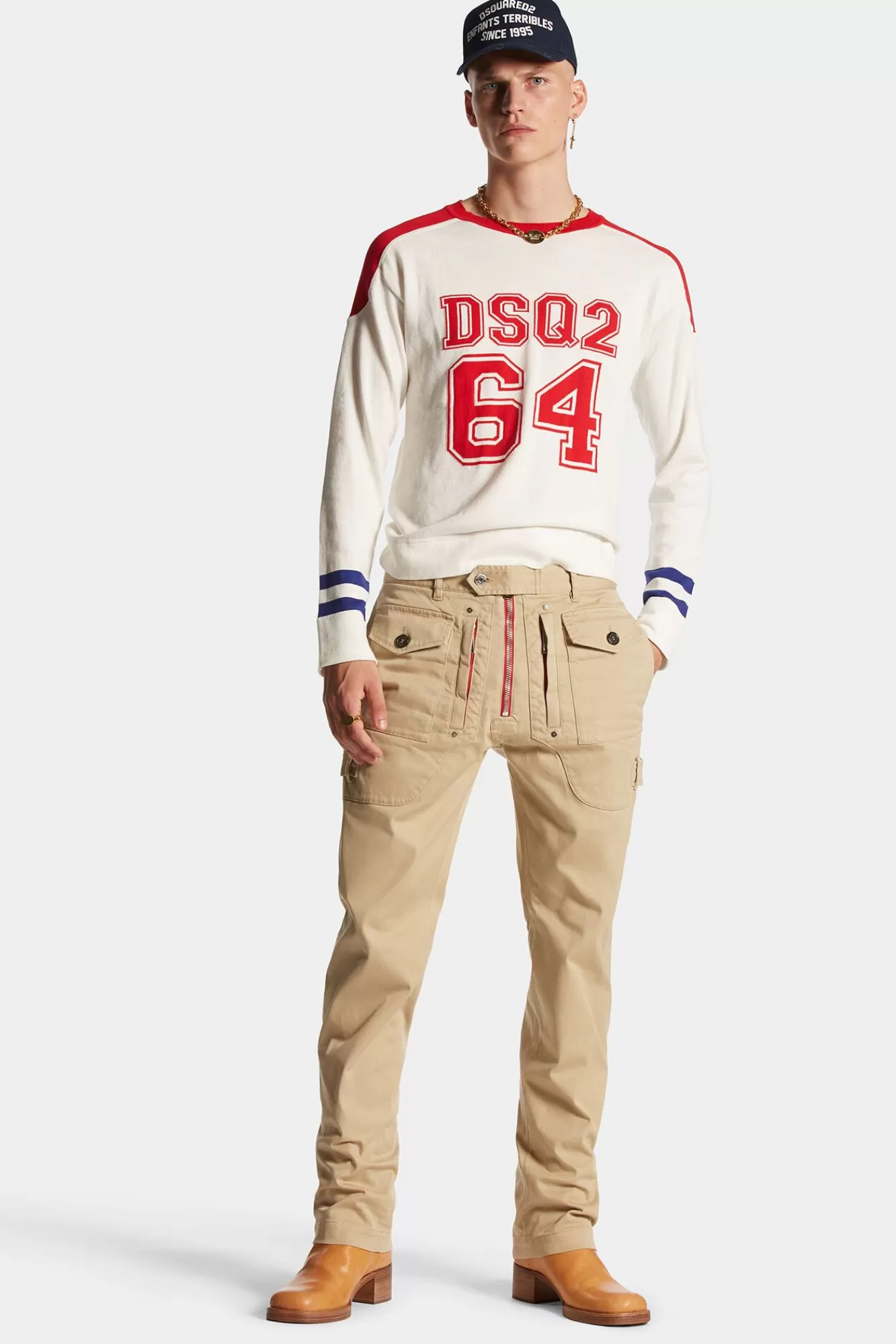 Co-Orden^Dsquared2 Heritage Multipocket 642-Broek Steen