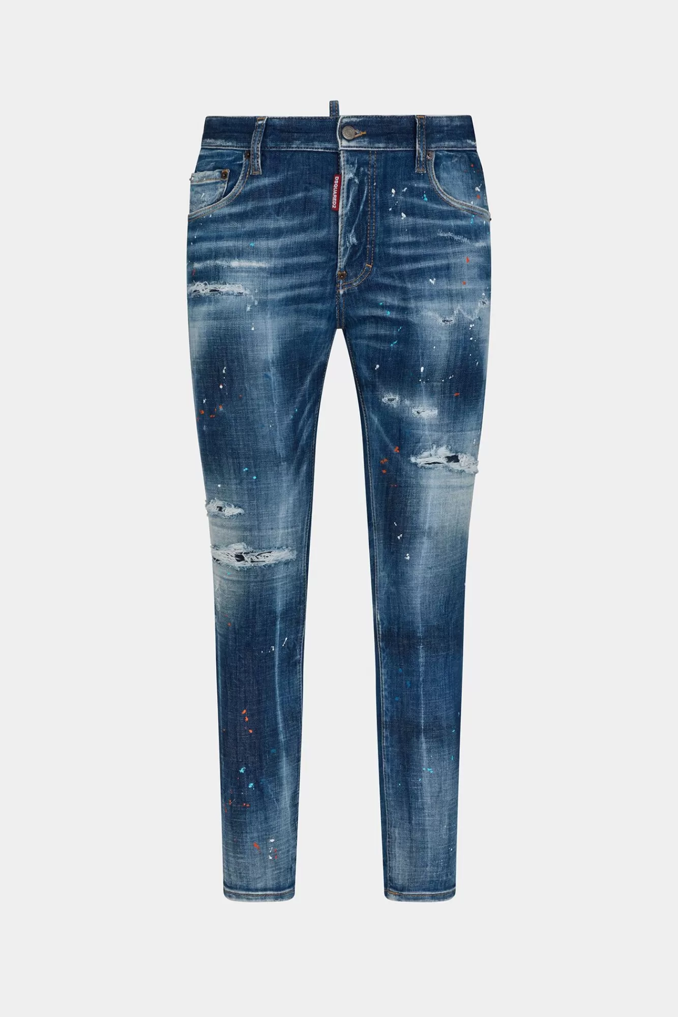 Jeans^Dsquared2 Medium Coral Springs Wassing Super Twinky Jeans Marine