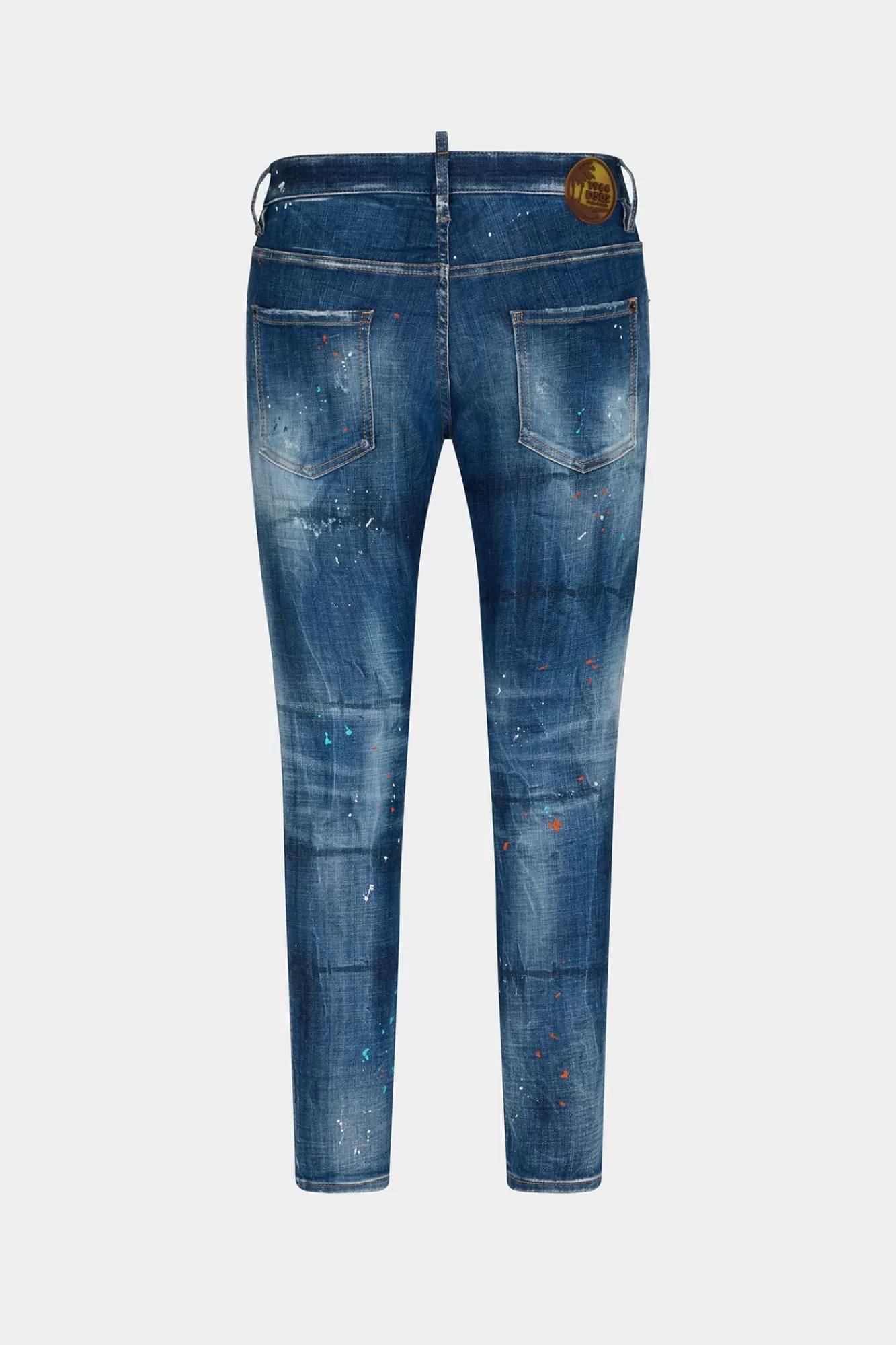 Jeans^Dsquared2 Medium Coral Springs Wassing Super Twinky Jeans Marine