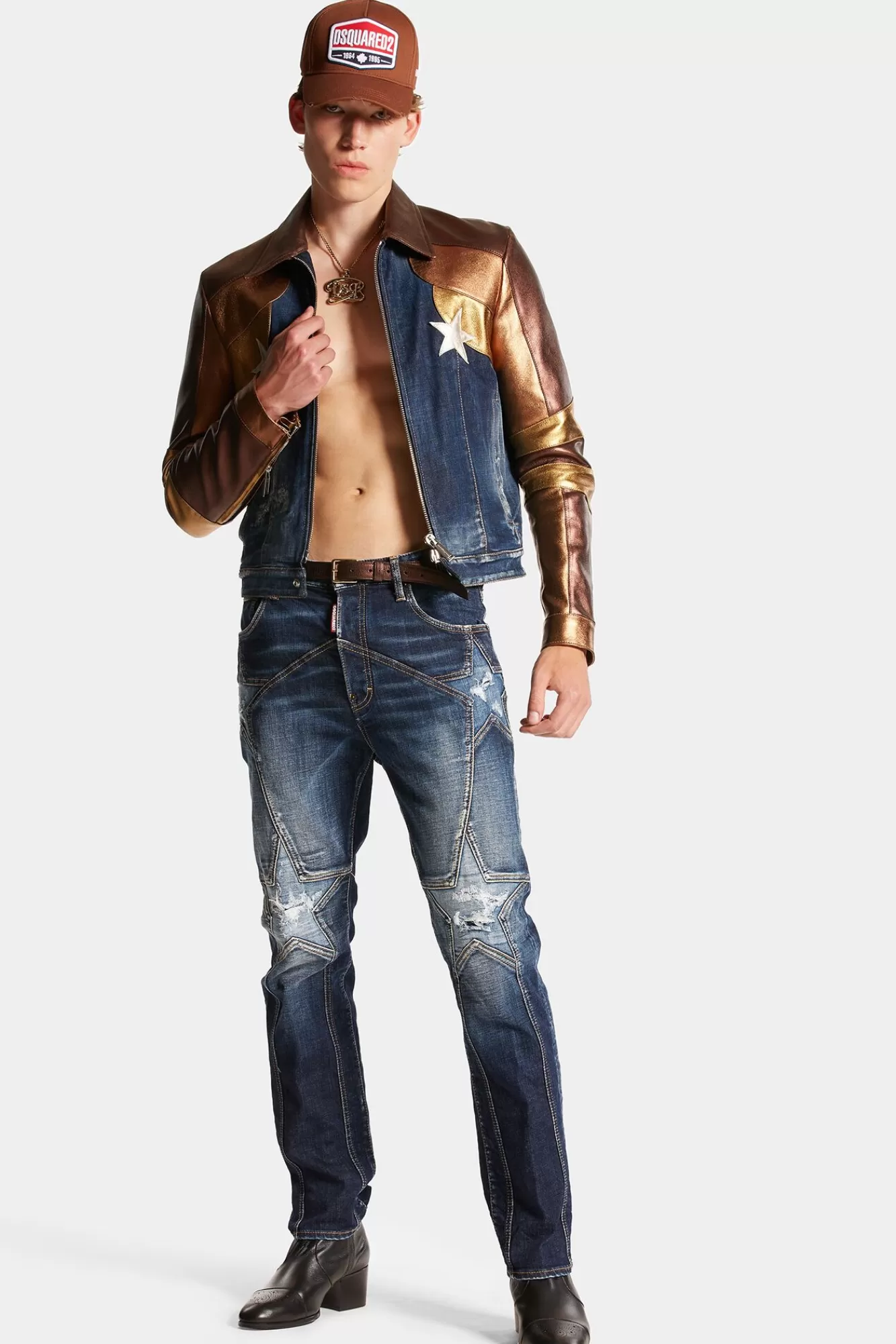 Jeans^Dsquared2 Medium Super Star Wash 642-Jeans Marine