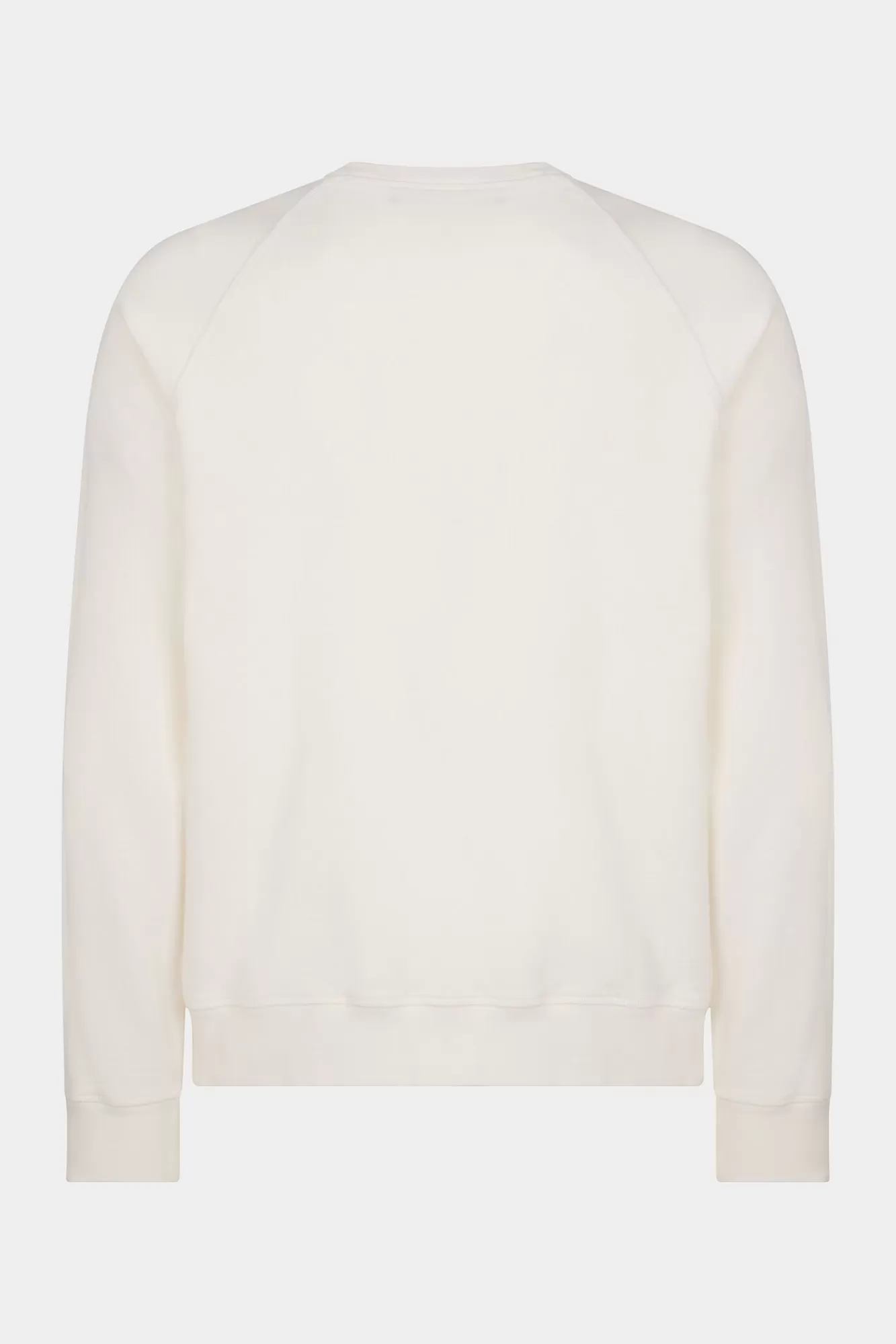 Sweatshirts^Dsquared2 Toronto Tennis Club Cool Raglan-Fit Sweatshirt Met Ronde Hals Gebloten Wit