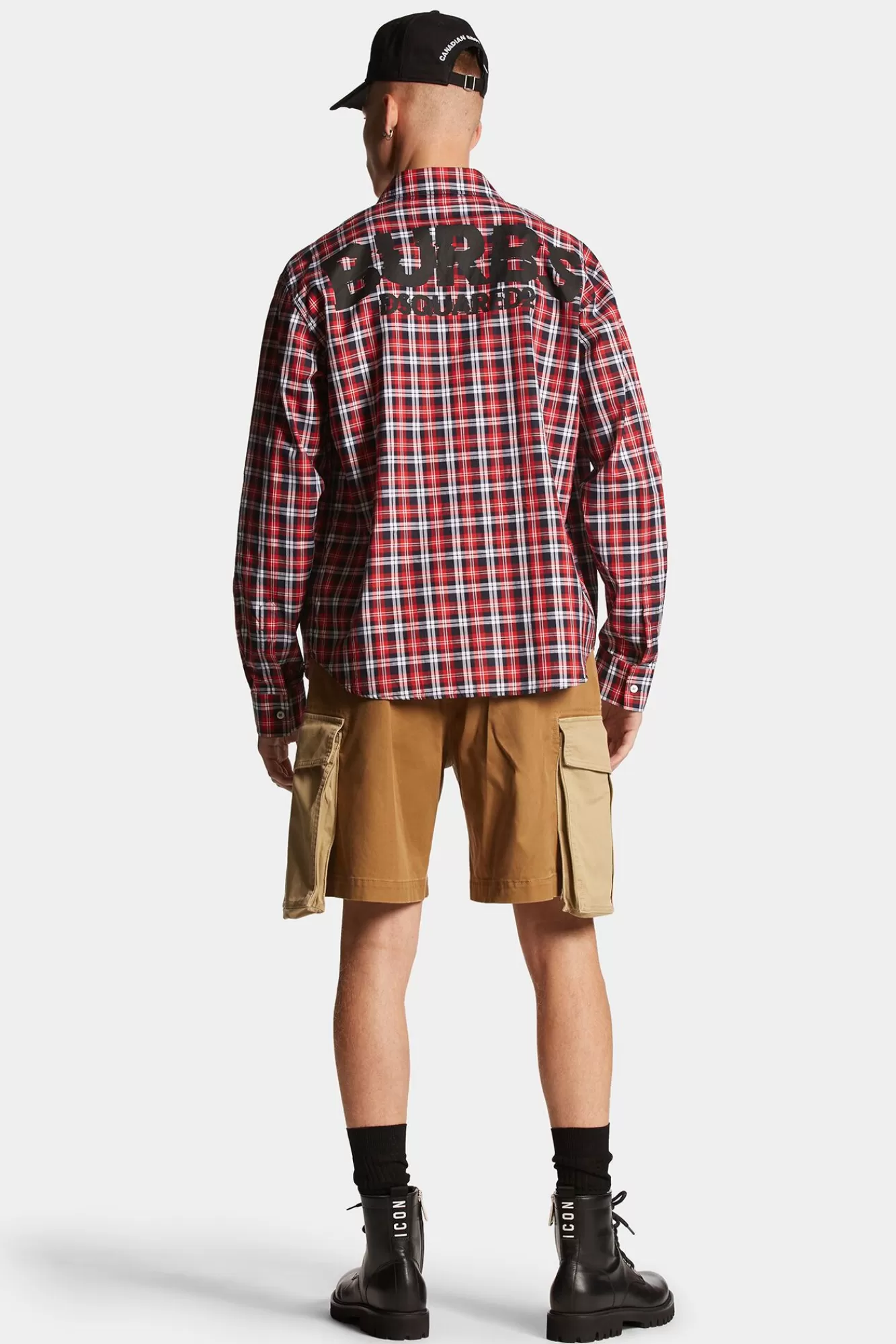 Korte Broek^Dsquared2 Urban 64 Tag-Short Beige/Kameel