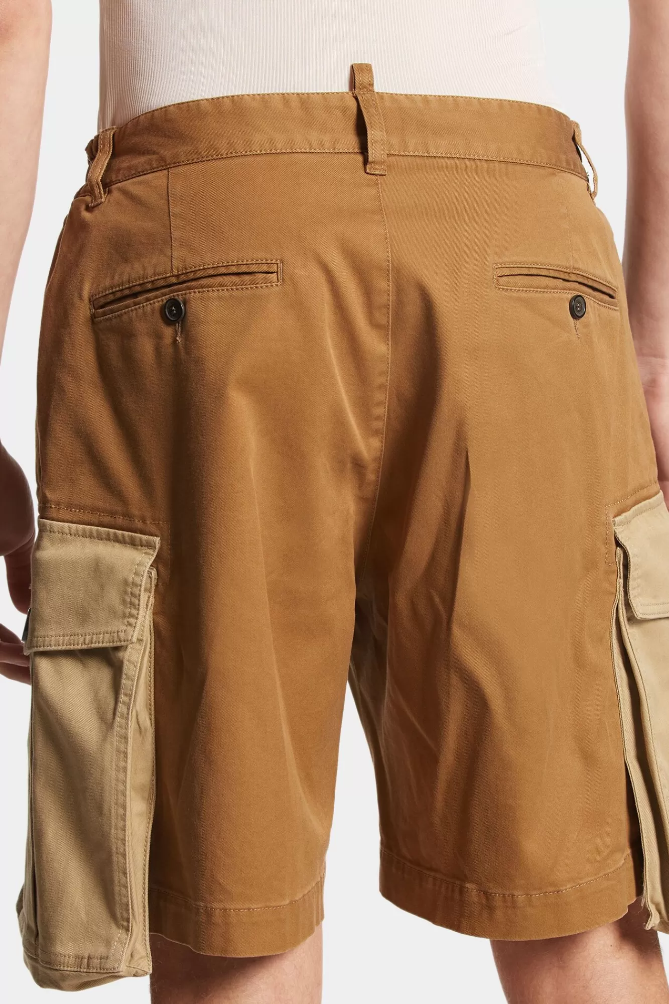 Korte Broek^Dsquared2 Urban 64 Tag-Short Beige/Kameel
